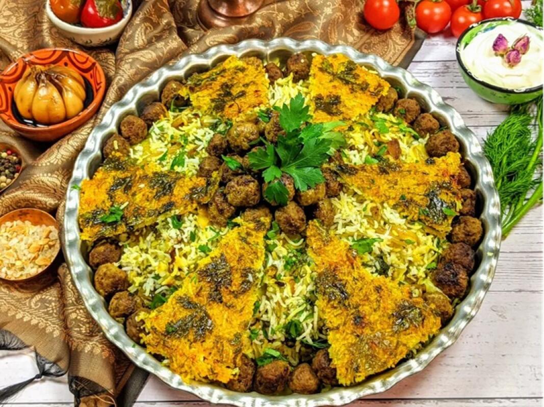 طرز تهییه کلم پلو شیرازی یه غذای اصیل ایرانی